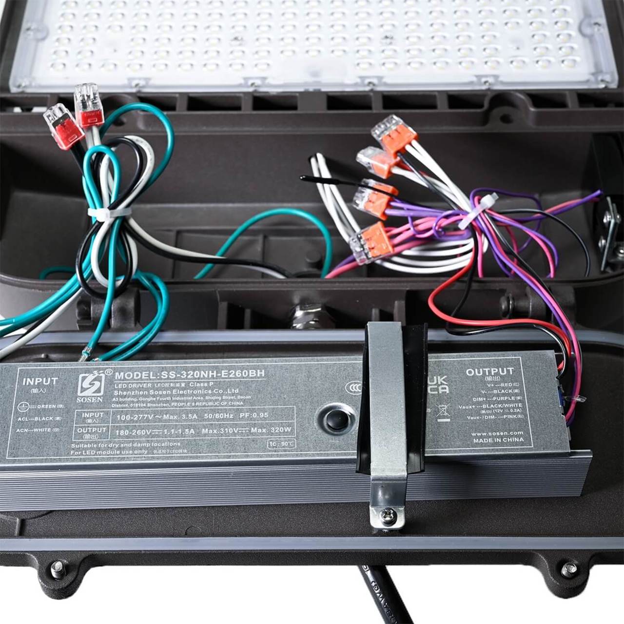 LED Wattage Adjustable Area Light Shoebox - 200W/240W/300W - 5000K - Jen Lighting - Image 11