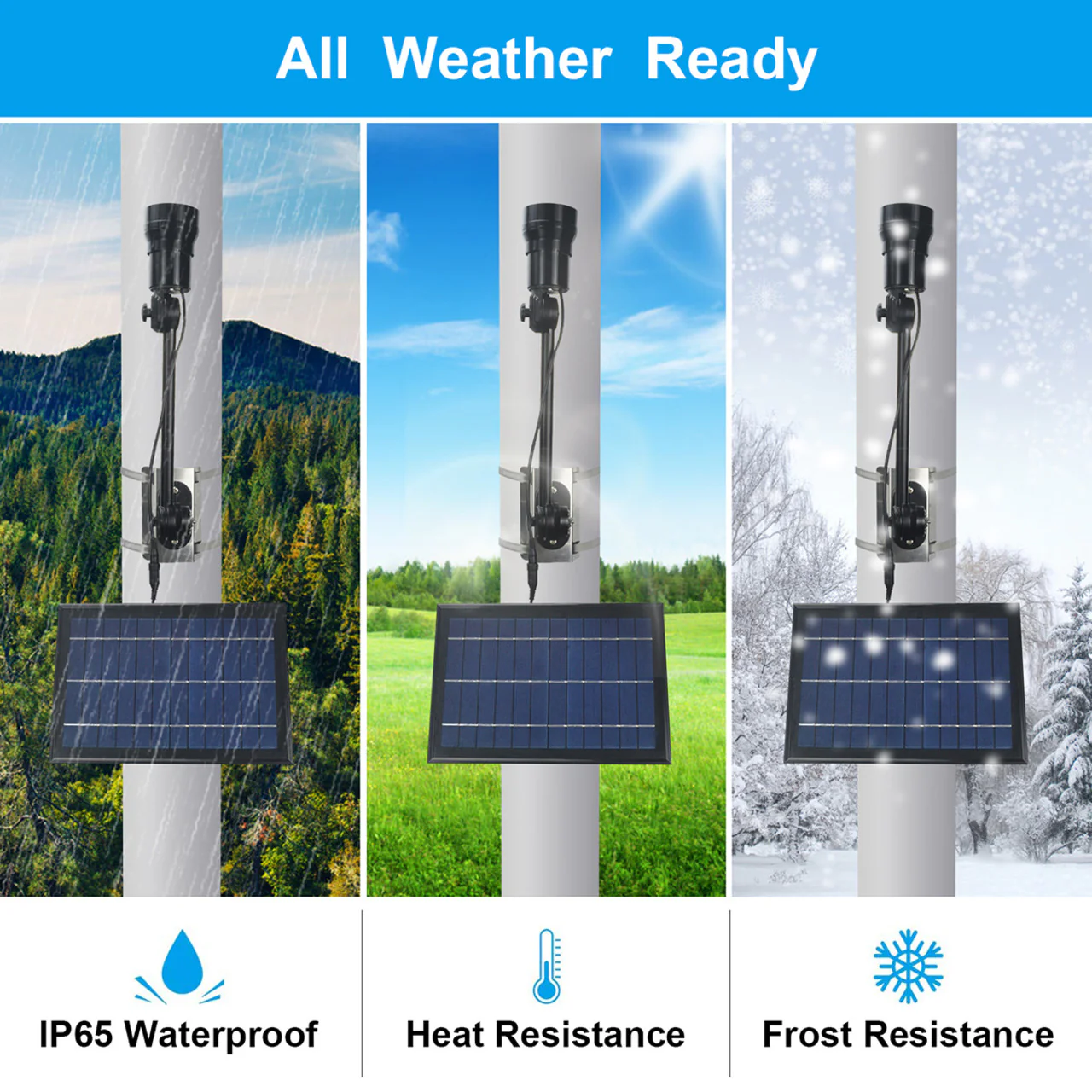 Solar LED Adjustable Flagpole Spot Light - 450 Lumens - LumeGen - Image 6