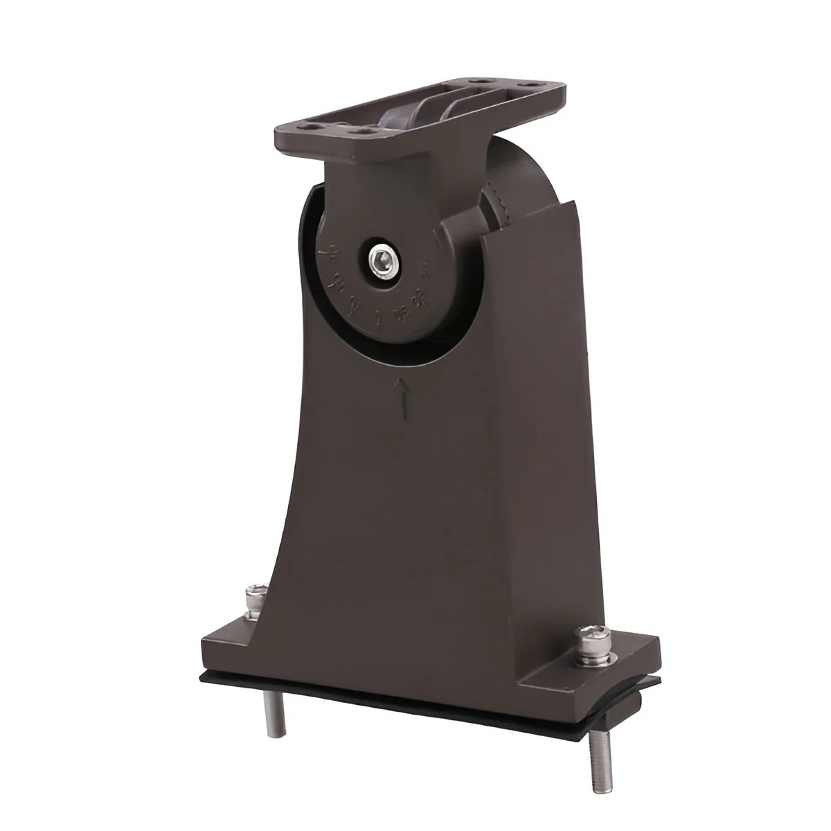Mounting Arm - For Round or Square Poles - Bronze for Area light of AR09 - Jen Lighting - Image 2