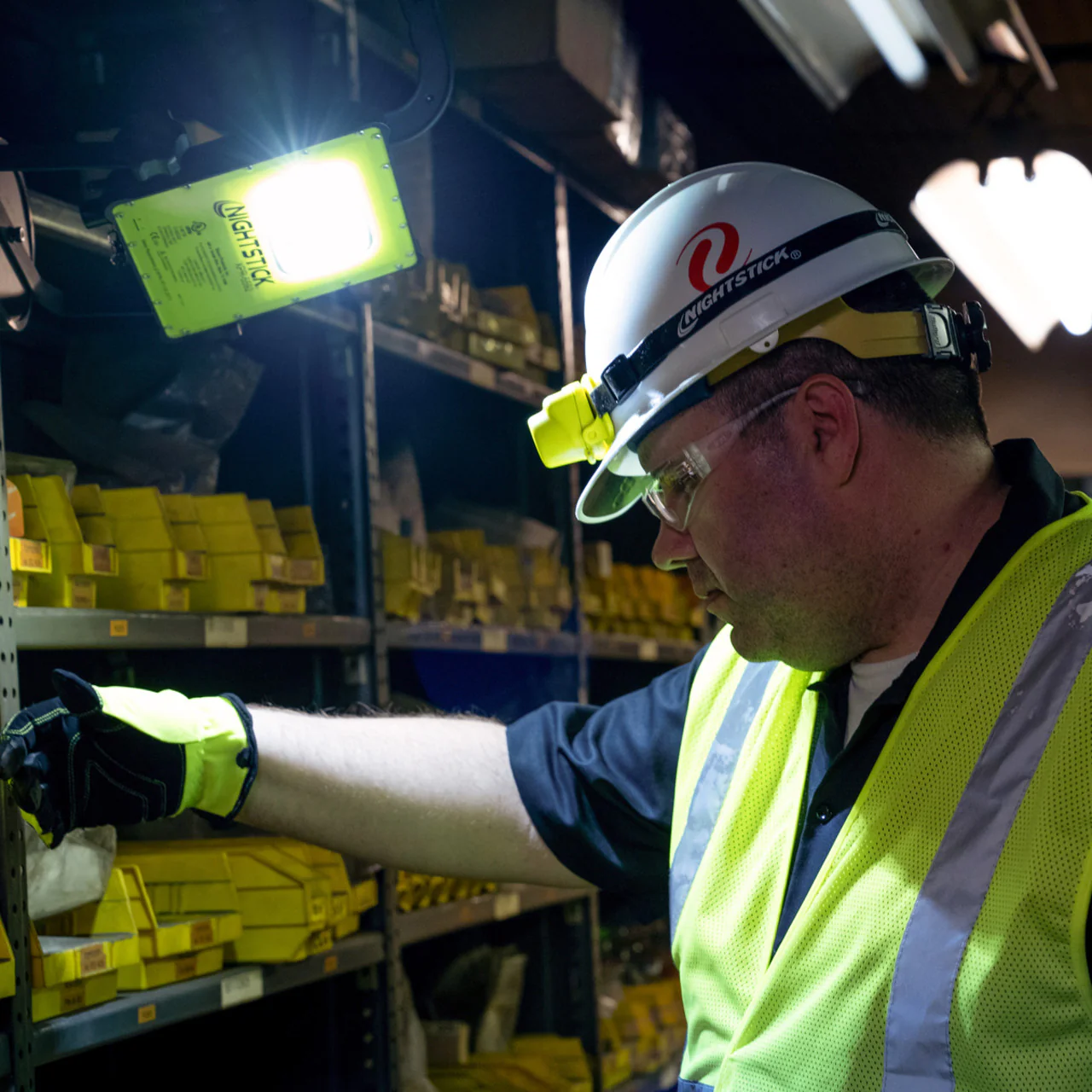 Nightstick Intrinsically Safe Headlamp w/Zero-Band Mount - 3 AAA - Green - UL913 / ATEX - Image 8