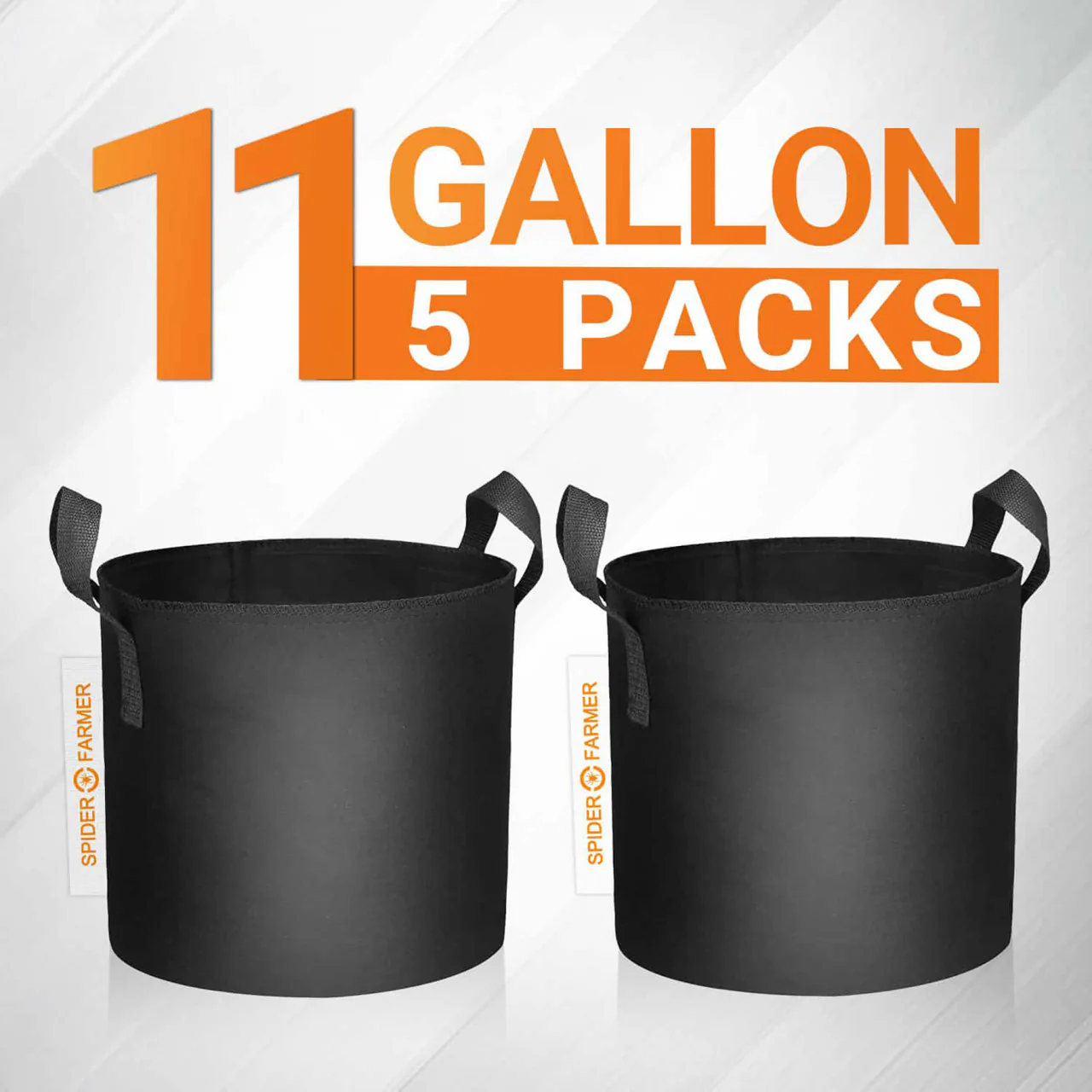 Pack of 5 - 11 Gallon Grow Bags - Spider Farmer - Image 5