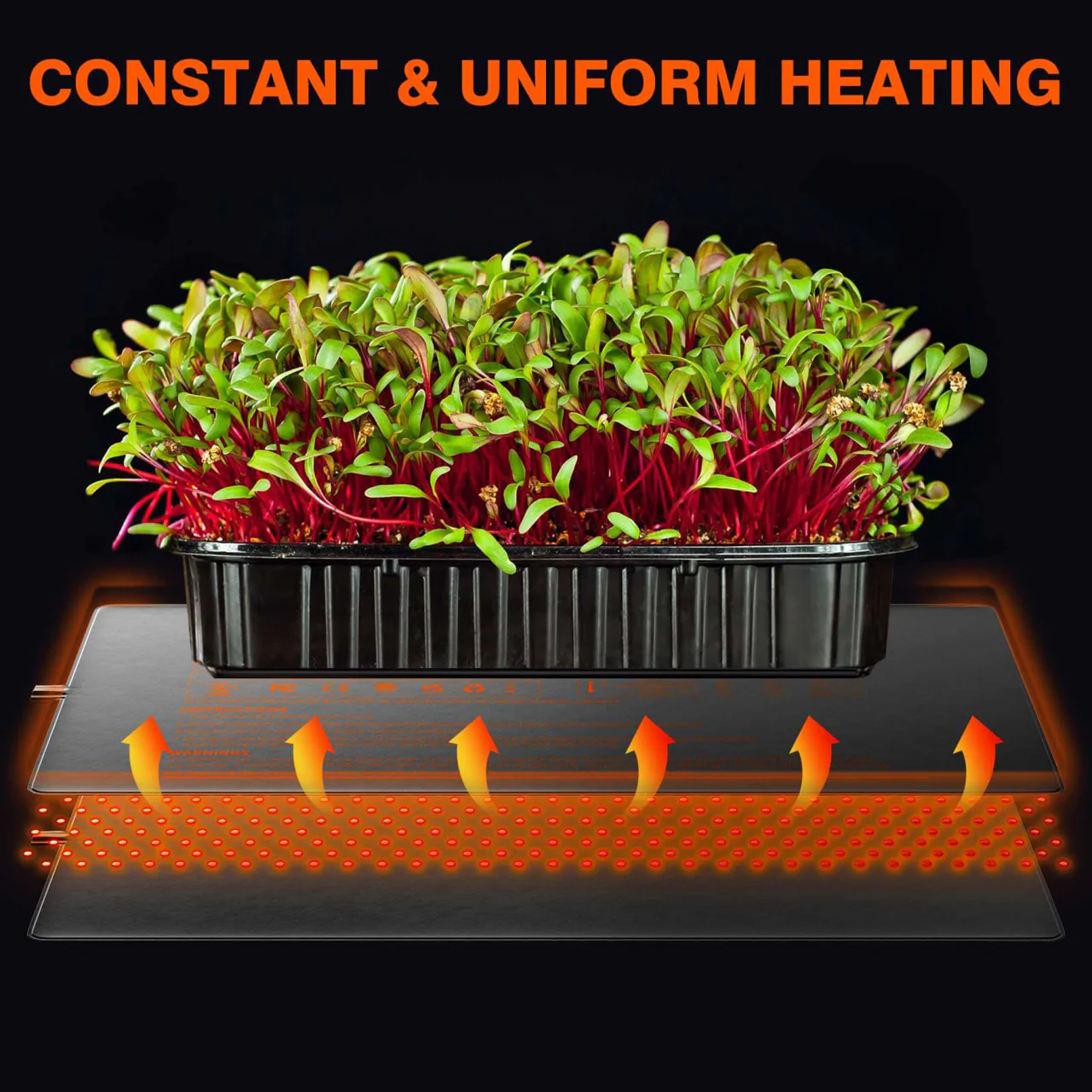Seedling Heat Mat & Controller Set - 10in. x 20.75in. - Spider Farmer - Image 3