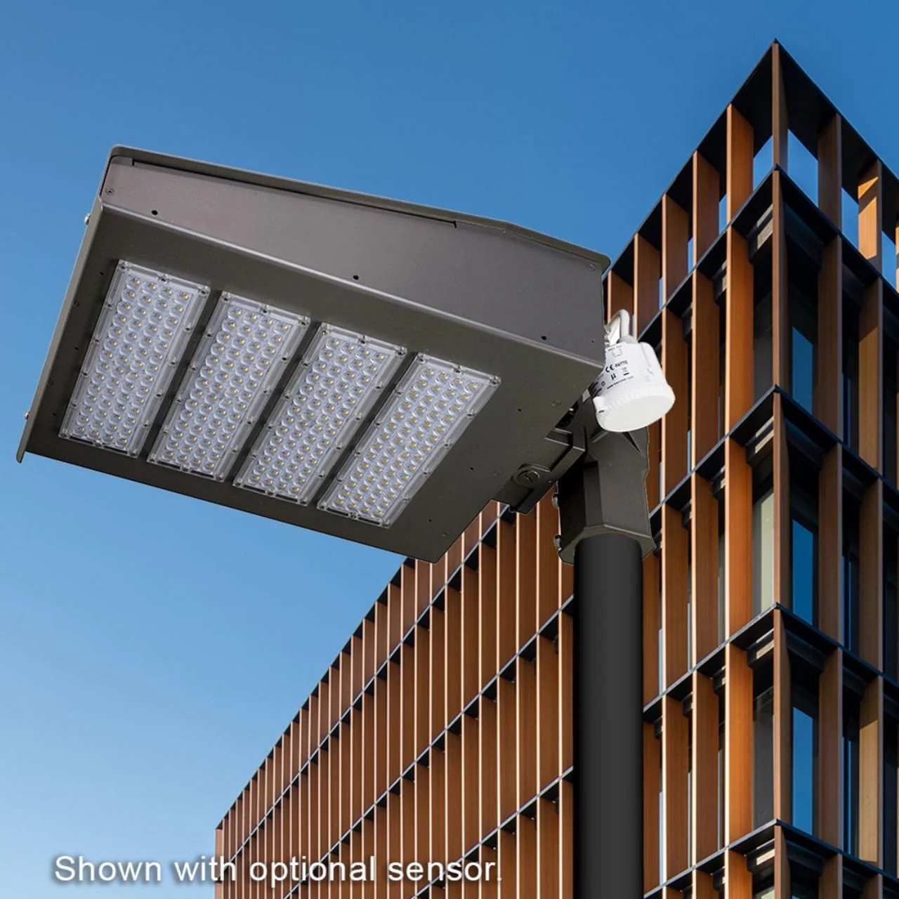 LED Shoebox Area Light w Slip Fitter Mount - 158W - 18,440 Lumens - Photocell - Energetic Lighting - Image 8