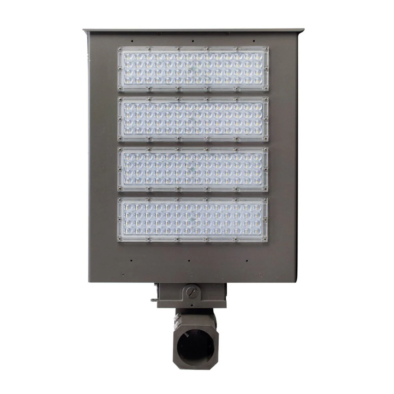 LED Shoebox Area Light w Slip Fitter Mount - 242W - 27,240 Lumens - Photocell - Energetic Lighting - Image 3