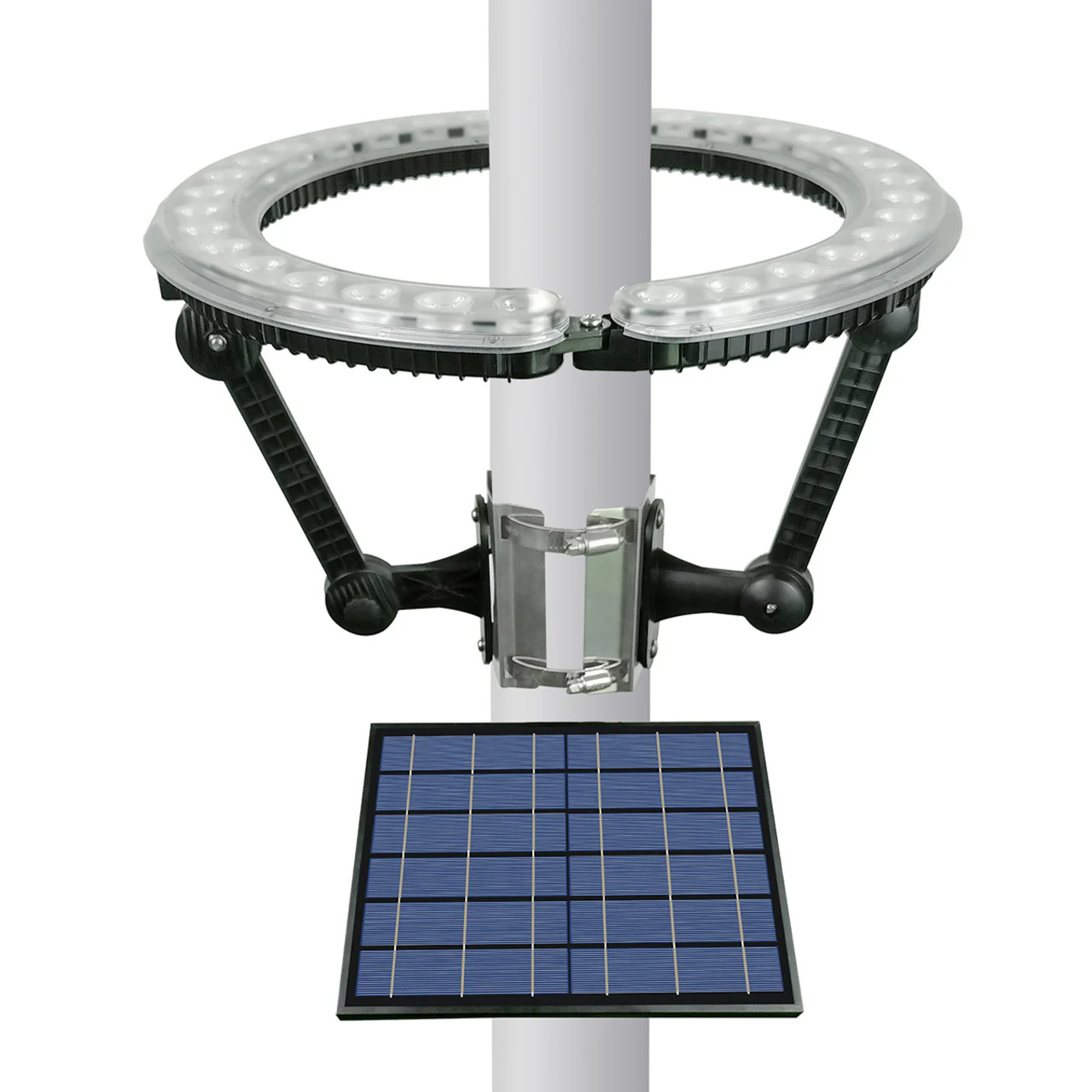 LED Solar Flagpole Ring Light - 1140 Lumens - LumeGen - Image 3