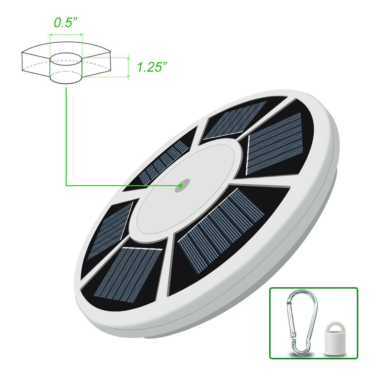Solar LED Flagtop Pole Light - 200 Lumens - LumeGen - Image 9