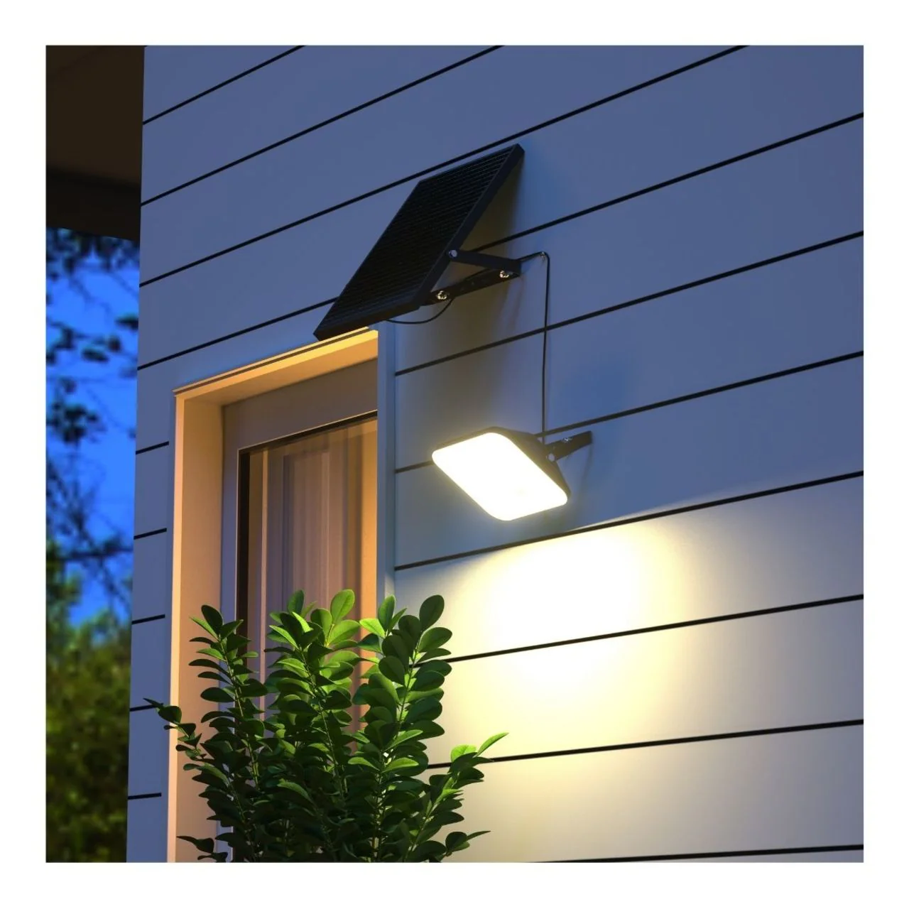Solar LED Cube Flood Light with Remote Control - 4800 Lumens - Dual Color Temperature - LumeGen - Image 16