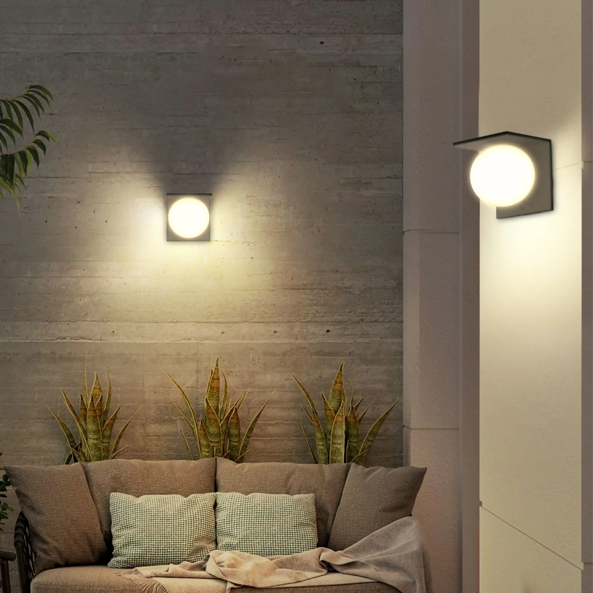 Solar LED Cube Wall Light - 1000 Lumens - 4000K - LumeGen - Image 9