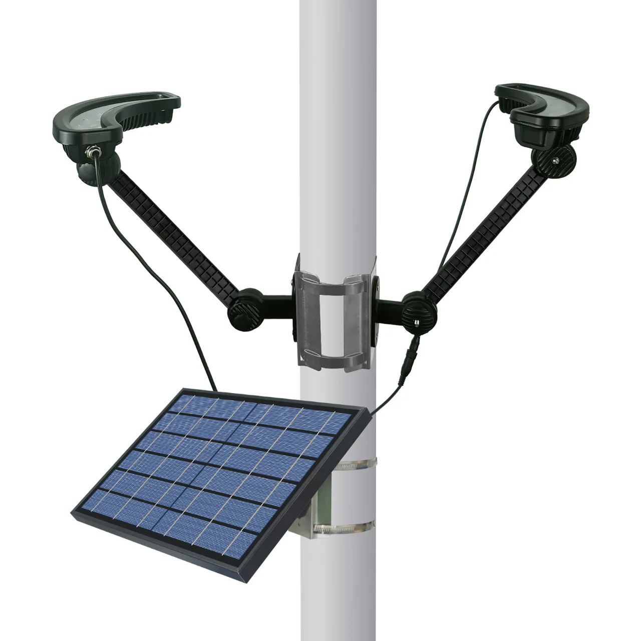 Solar LED Curved Flagpole Light - 1320 Lumens - LumeGen - Image 3