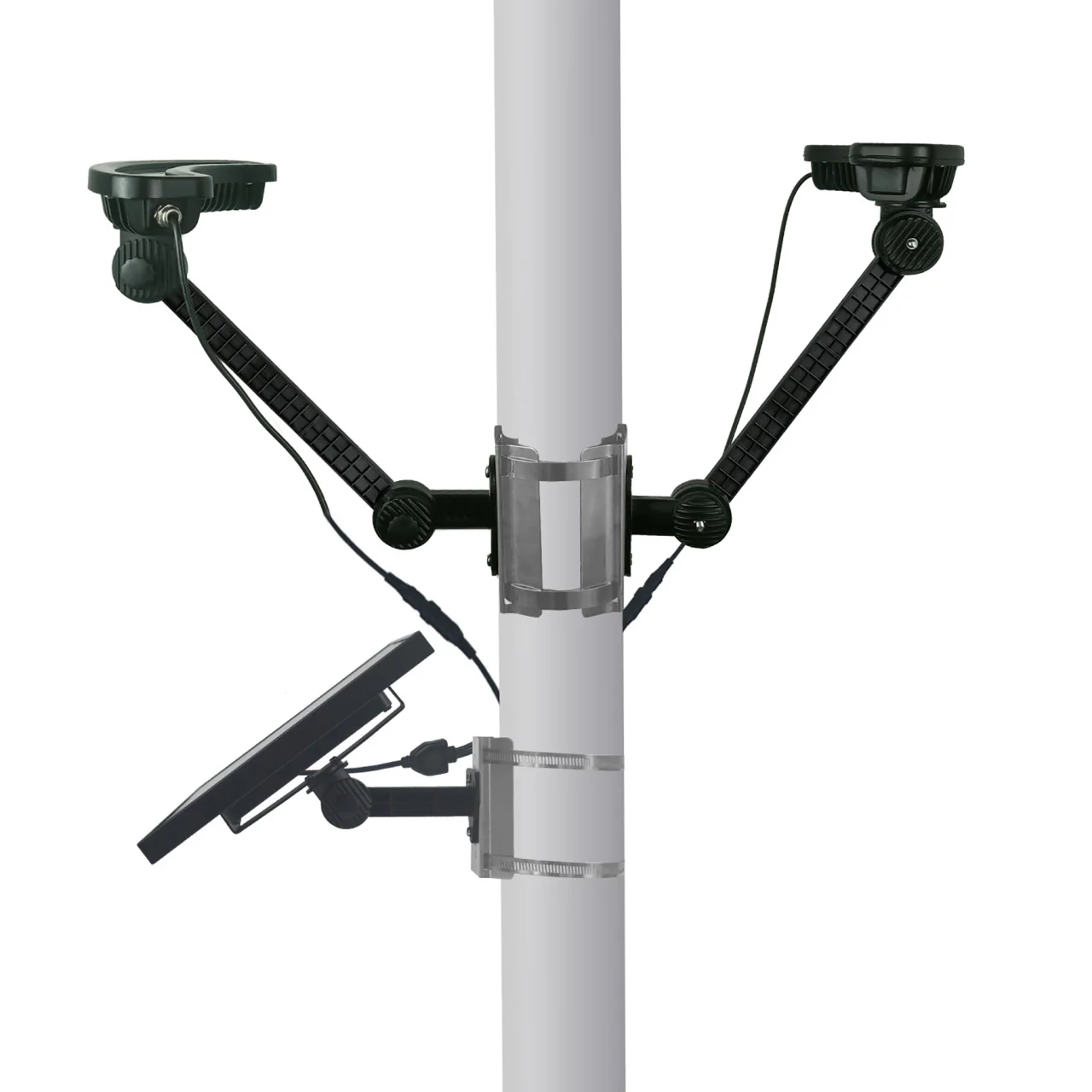 Solar LED Curved Flagpole Light - 1320 Lumens - LumeGen - Image 4