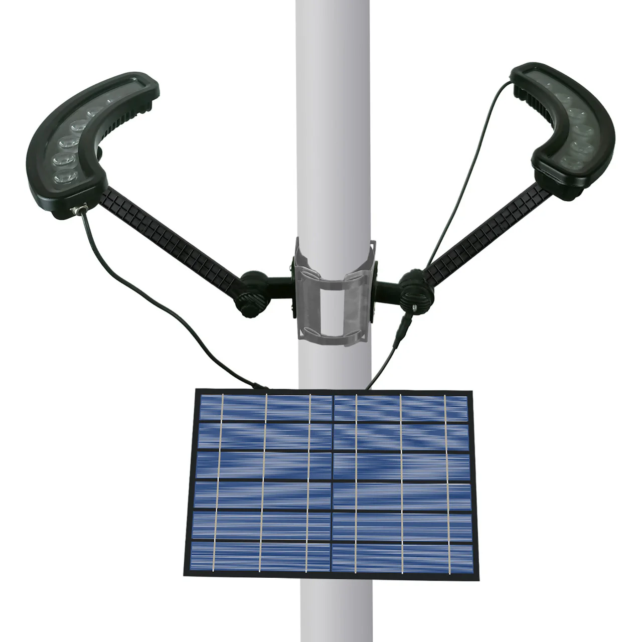 Solar LED Curved Flagpole Light - 1320 Lumens - LumeGen - Image 5