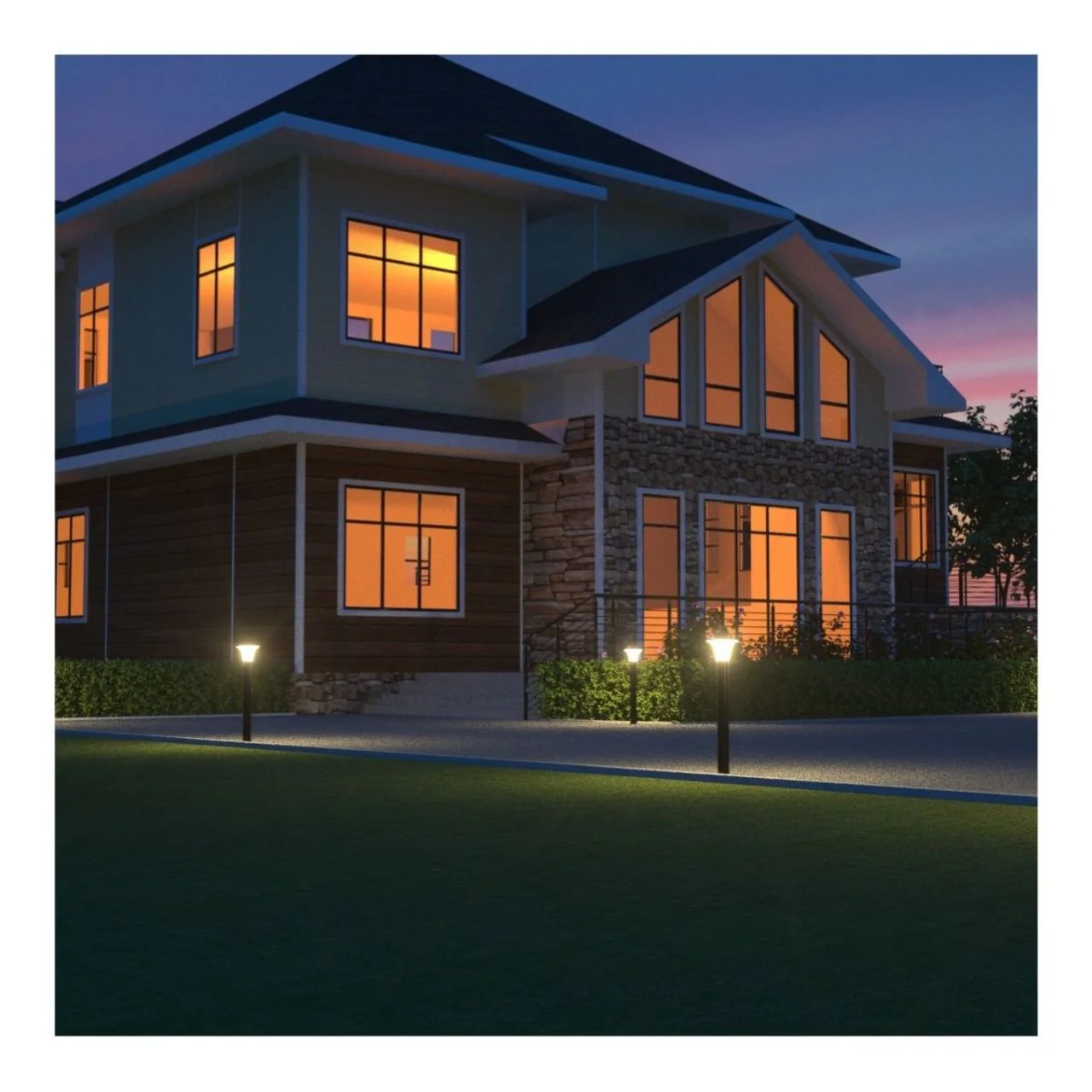 Solar LED Diamond Light Head - 2200 Lumens - Dual Color Temperature - LumeGen - Image 6