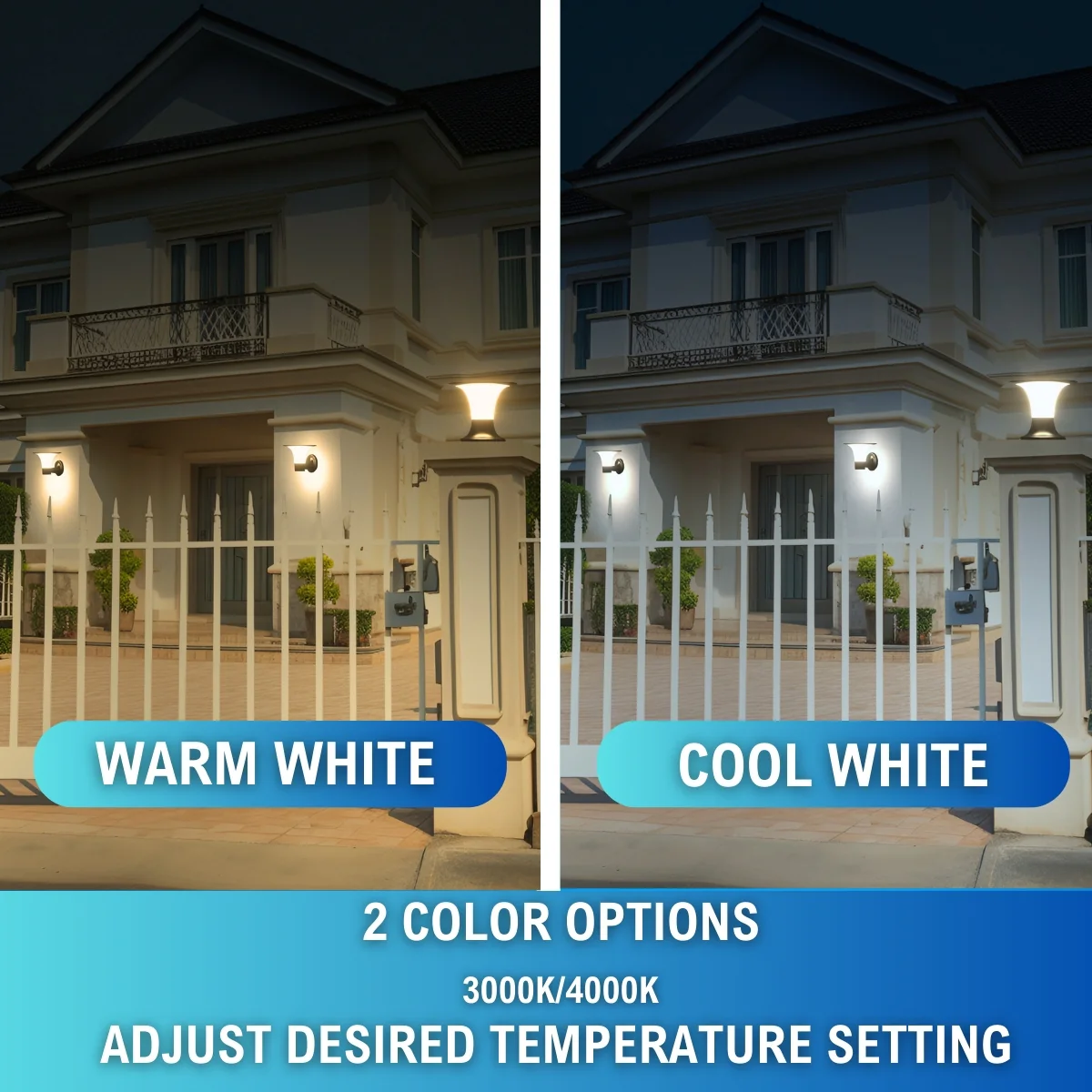 Solar LED Diamond Pier Light - 2200 Lumens - Dual Color Temperatures - LumeGen - Image 13