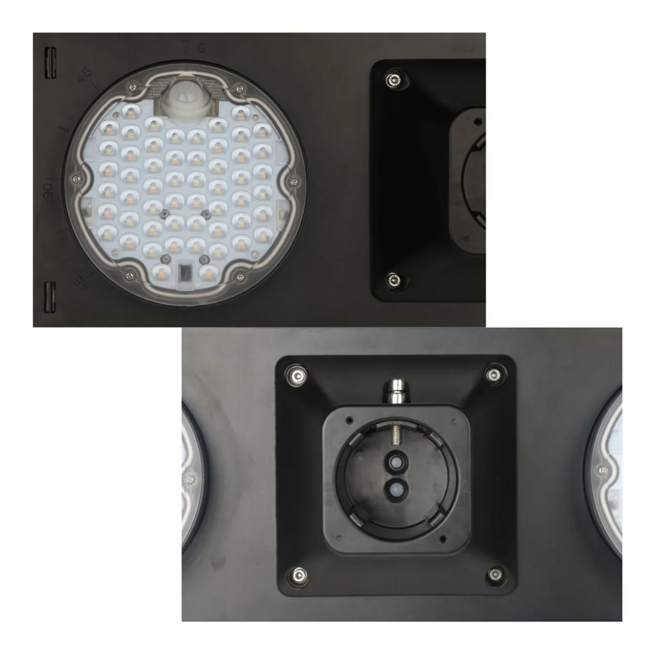 Solar LED Dual Head Post Top Area Light - Dual Color Temperature - LumeGen - Image 10