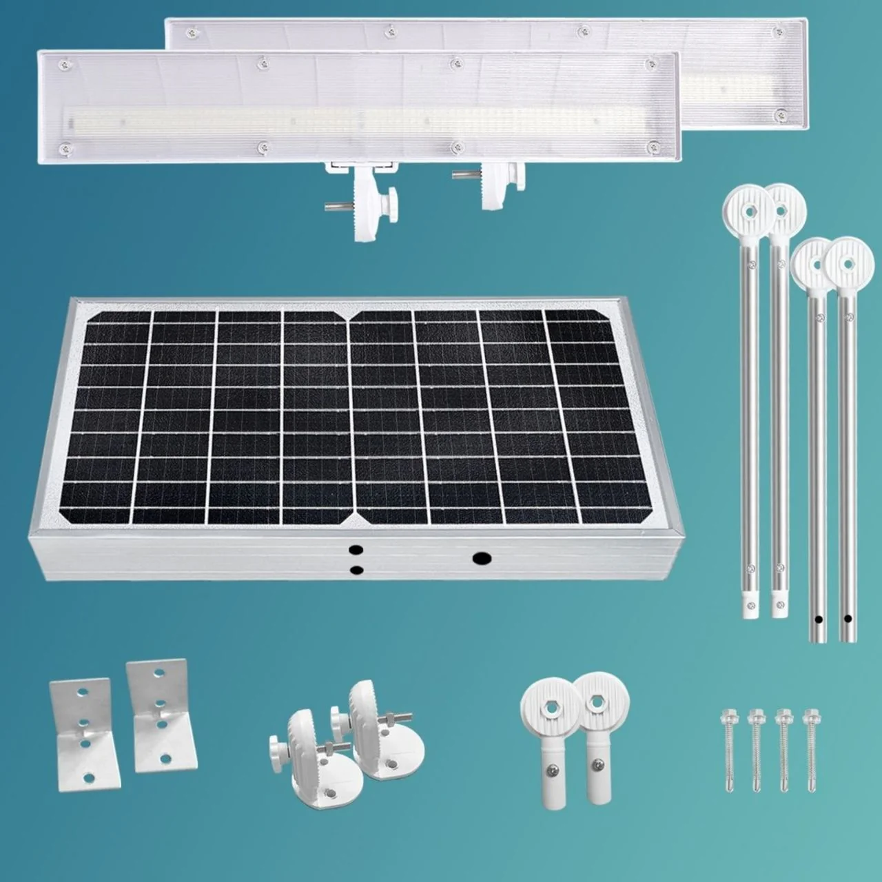 Solar LED Dual Head Sign Light - 420 LEDs - LumeGen - Image 6