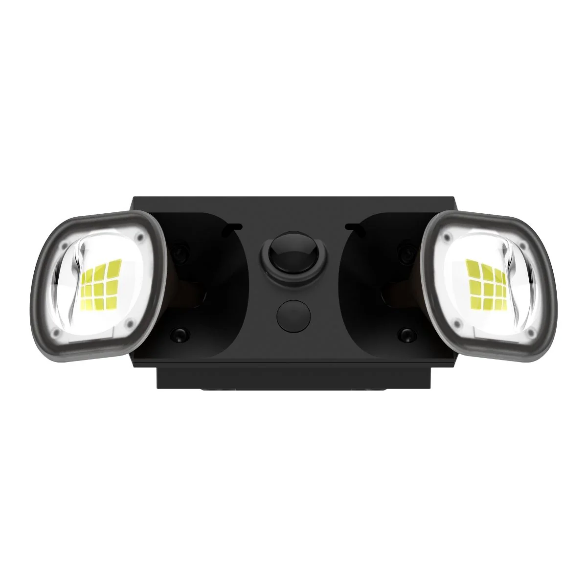 Solar LED Dual Head Wall Light - 400 Lumens per Head - 4000K - Black Finish - LumeGen - Image 8