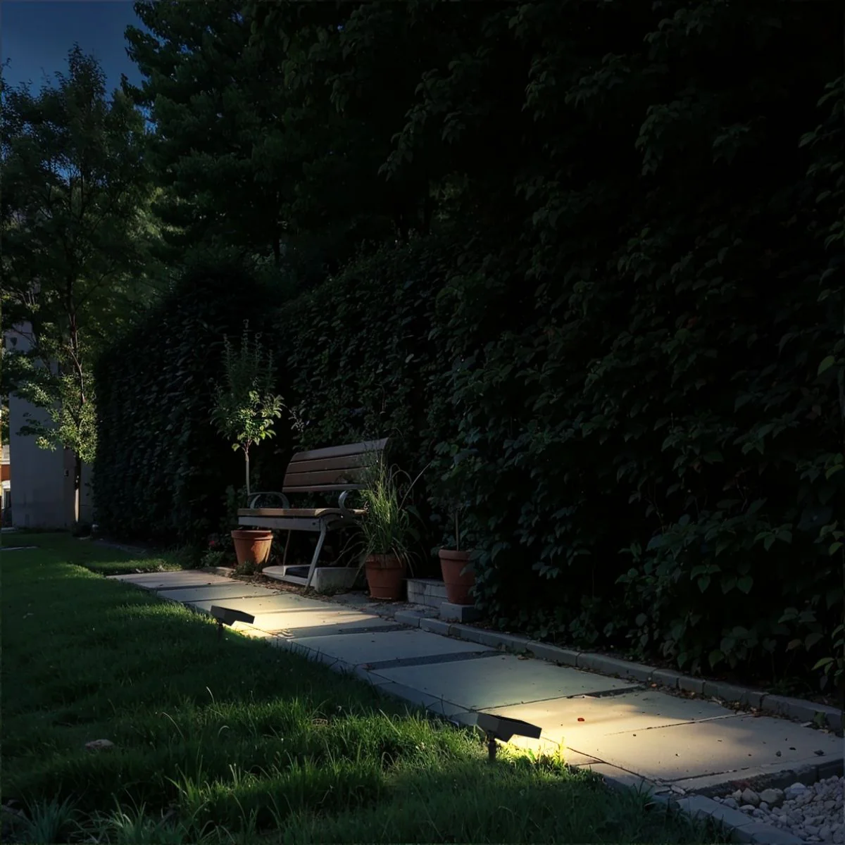 Solar LED Flag or Pathway Spot Light - 500 Lumens - 3000K - Black Finish - LumeGen - Image 13