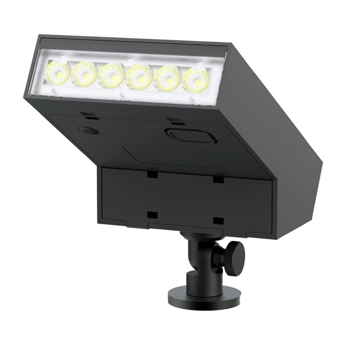 Solar LED Flag or Pathway Spot Light - 500 Lumens - 3000K - Black Finish - LumeGen - Image 8
