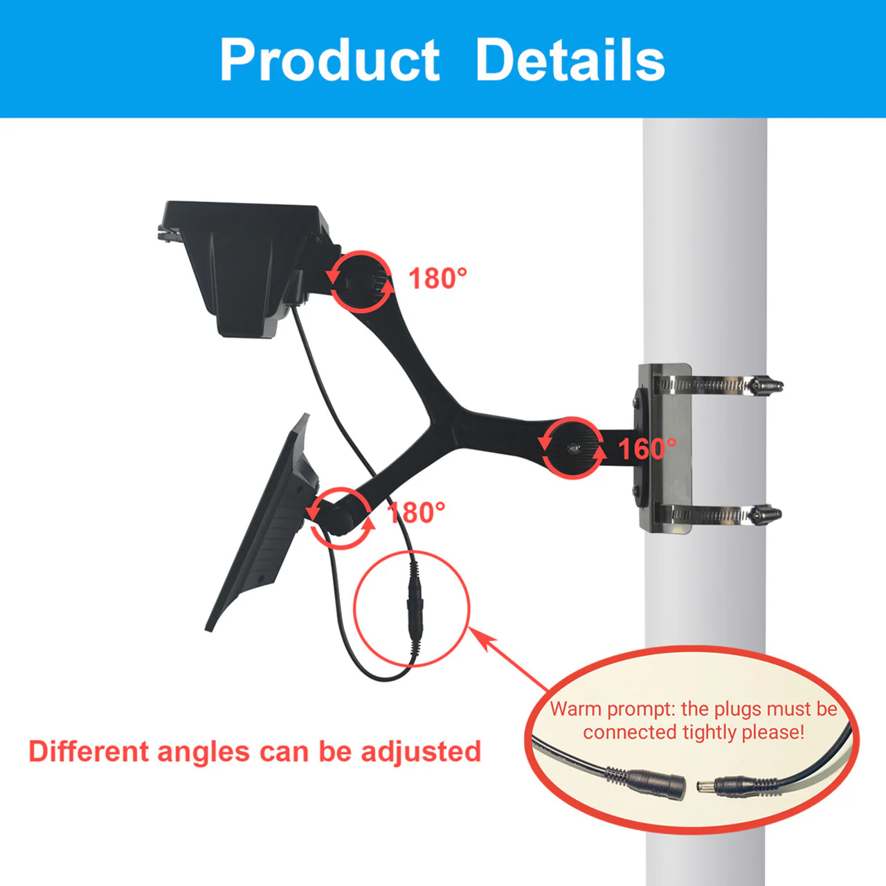 Solar LED Flagpole Light - 720 Lumens - LumeGen - Image 4