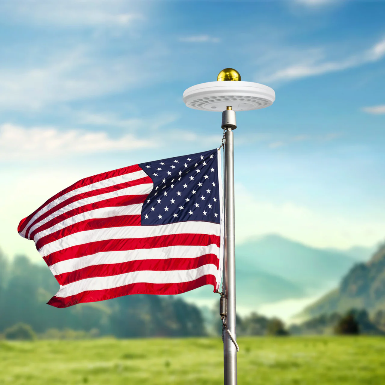Solar LED Flagtop Pole Light - 420 Lumens - LumeGen - Image 5