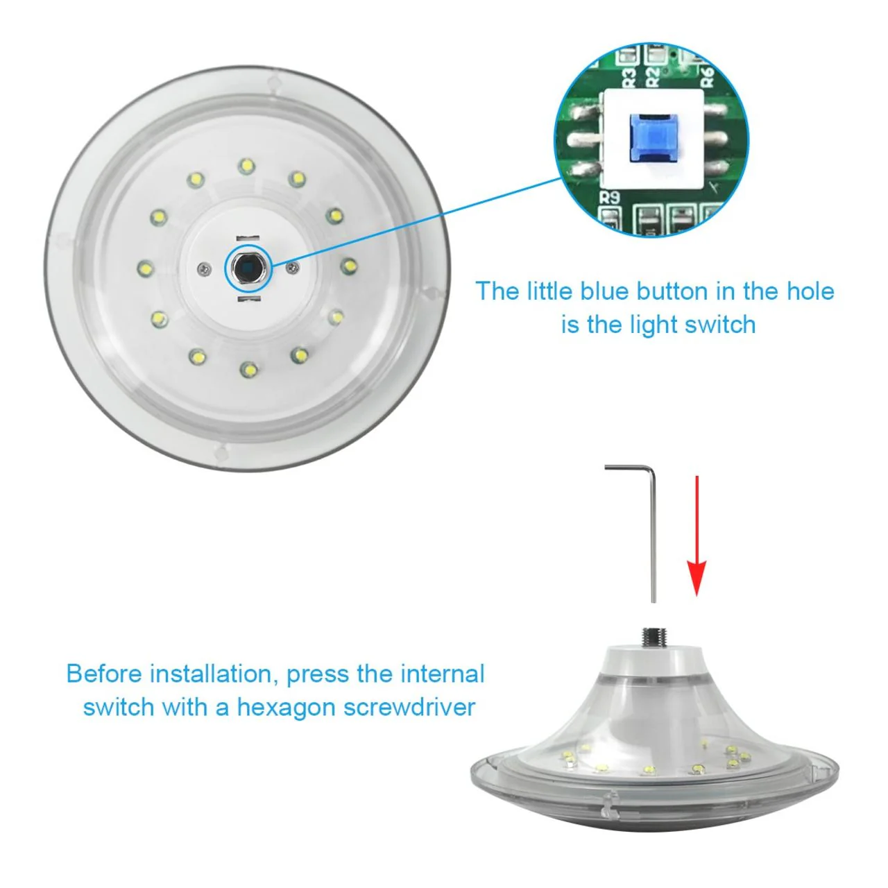 Solar LED Mini Flagtop Pole Light - 270 Lumens - LumeGen - Image 9