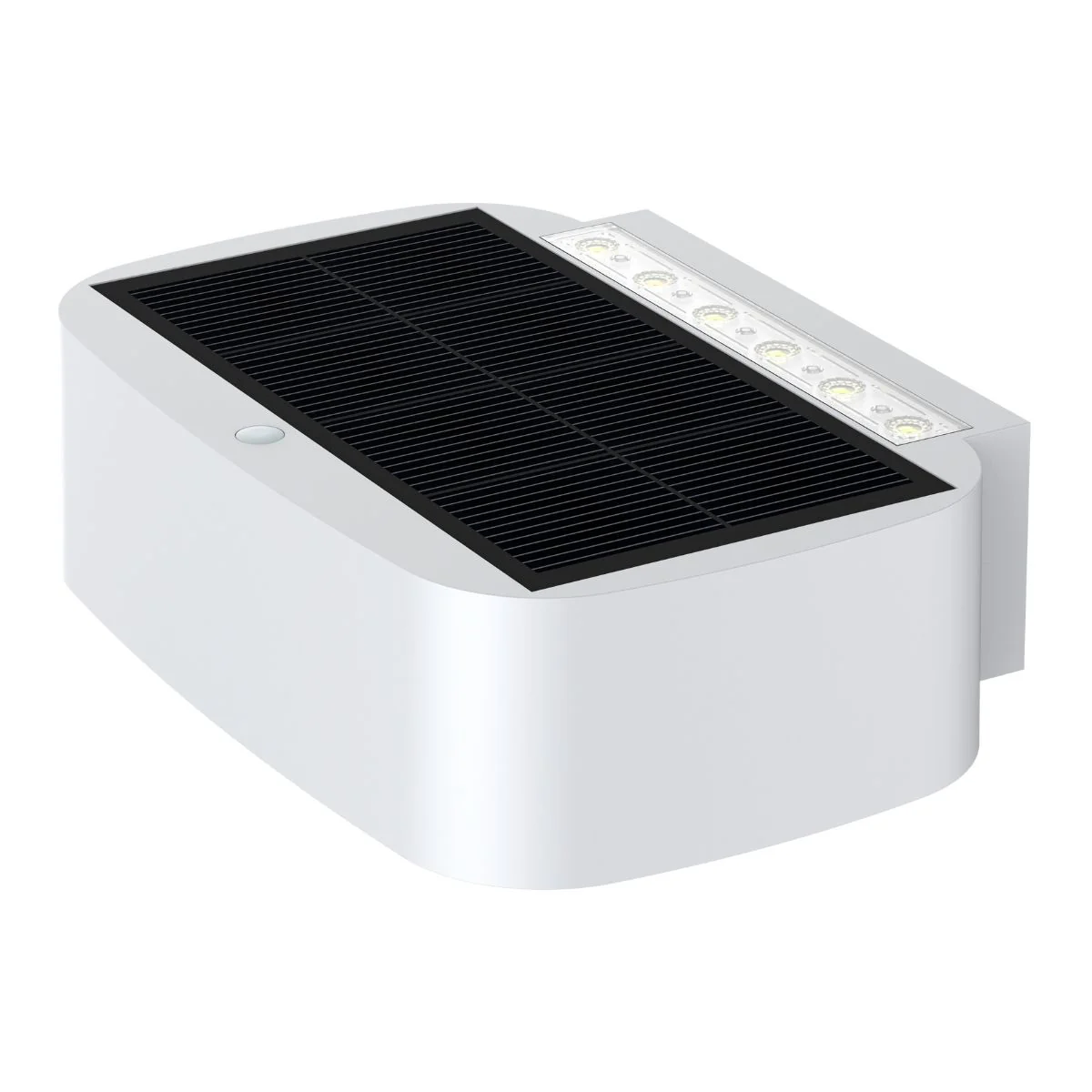 Solar LED Mini Up/Down Wall Light - White Finish - 4000K - LumeGen - Image 6