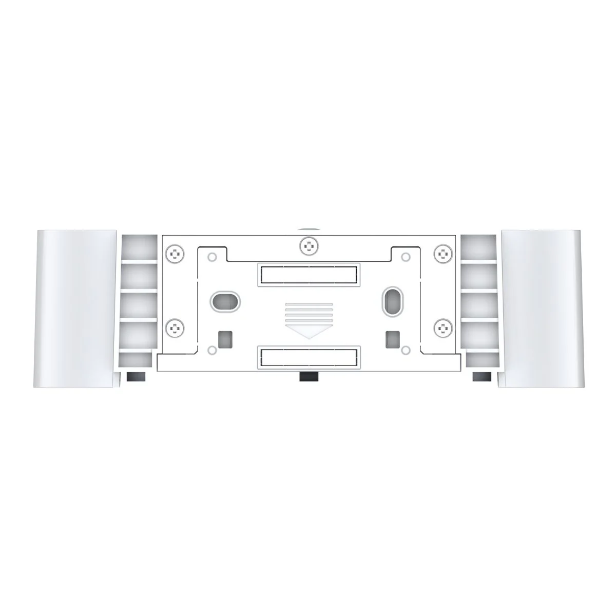 Solar LED Mini Up/Down Wall Light - White Finish - 4000K - LumeGen - Image 7