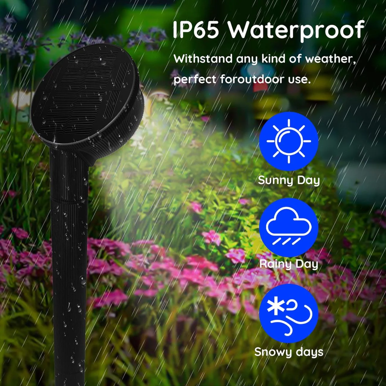 2-Pack Solar LED Pathway Light - 4 Installation Methods - LumeGen - Image 9
