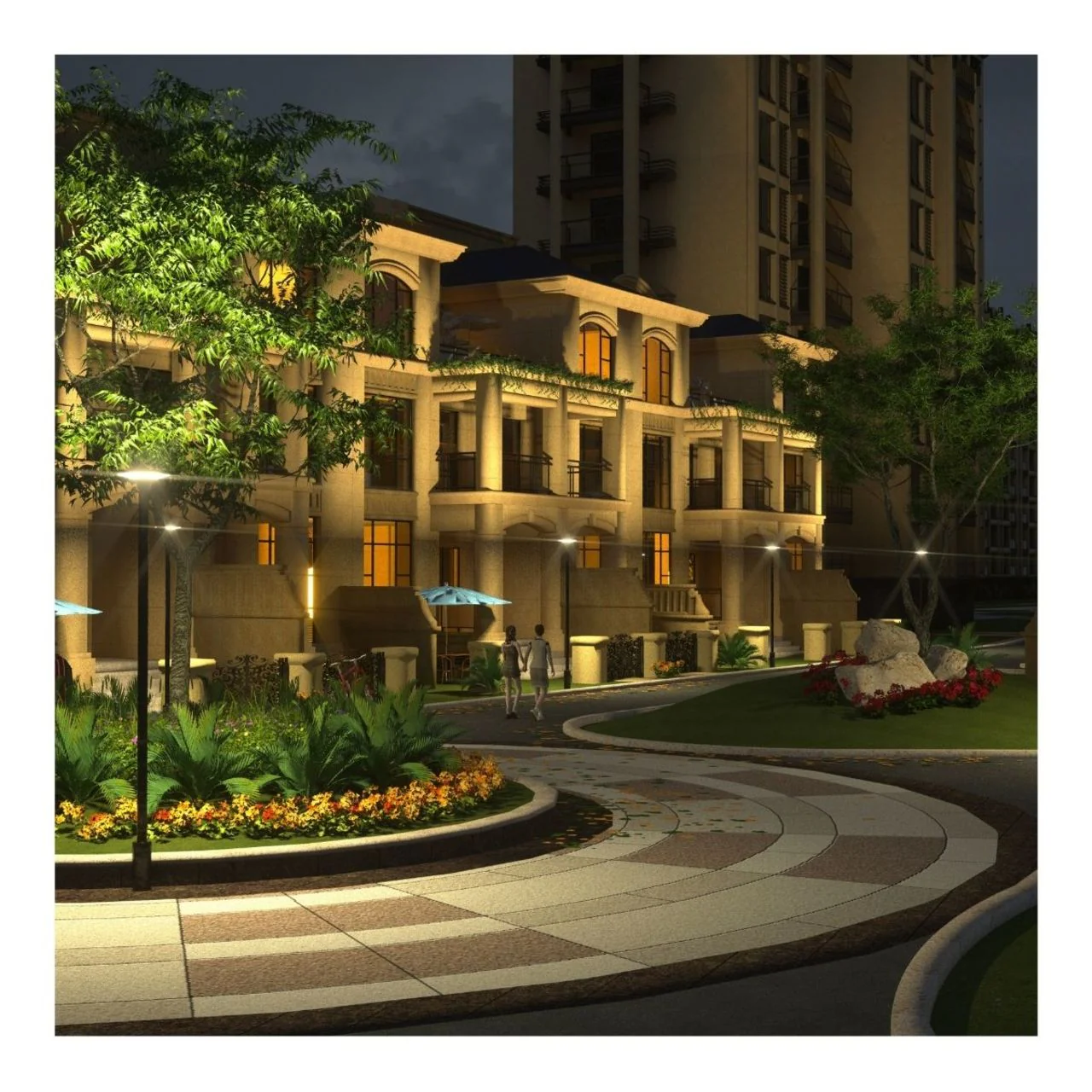Solar LED Round Post Top Area Light - 2100 Lumens - Dual Color Temperatures - LumeGen - Image 10