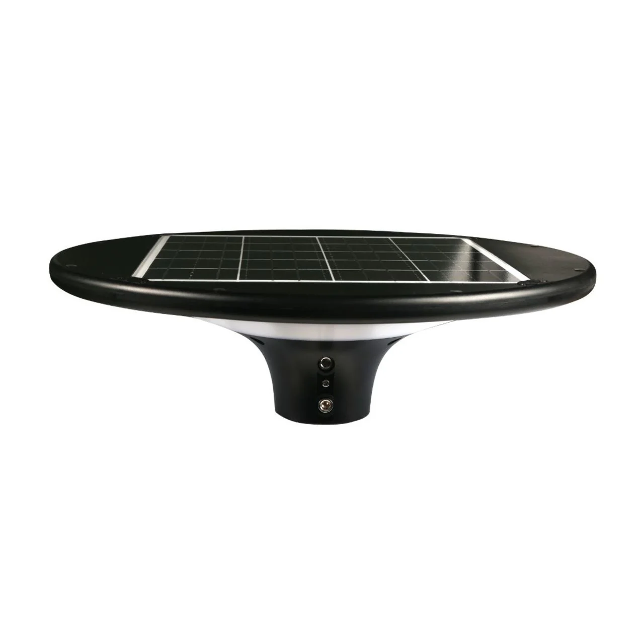 Solar LED Round Post Top Area Light - 2100 Lumens - Dual Color Temperatures - LumeGen - Image 5