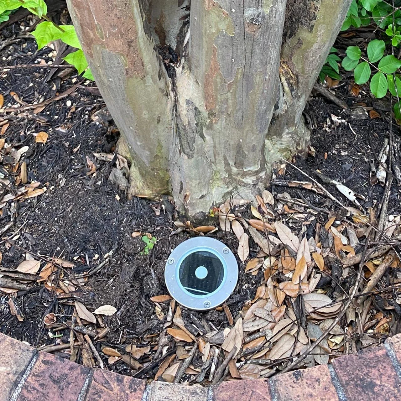 LED Solar Round Deck Light for outdoor driveway, garden, path, patio, or lawn - LumeGen - Image 12