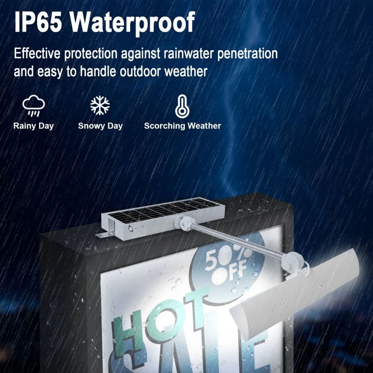 Solar LED Sign Light - 210 LEDs - LumeGen - Image 4