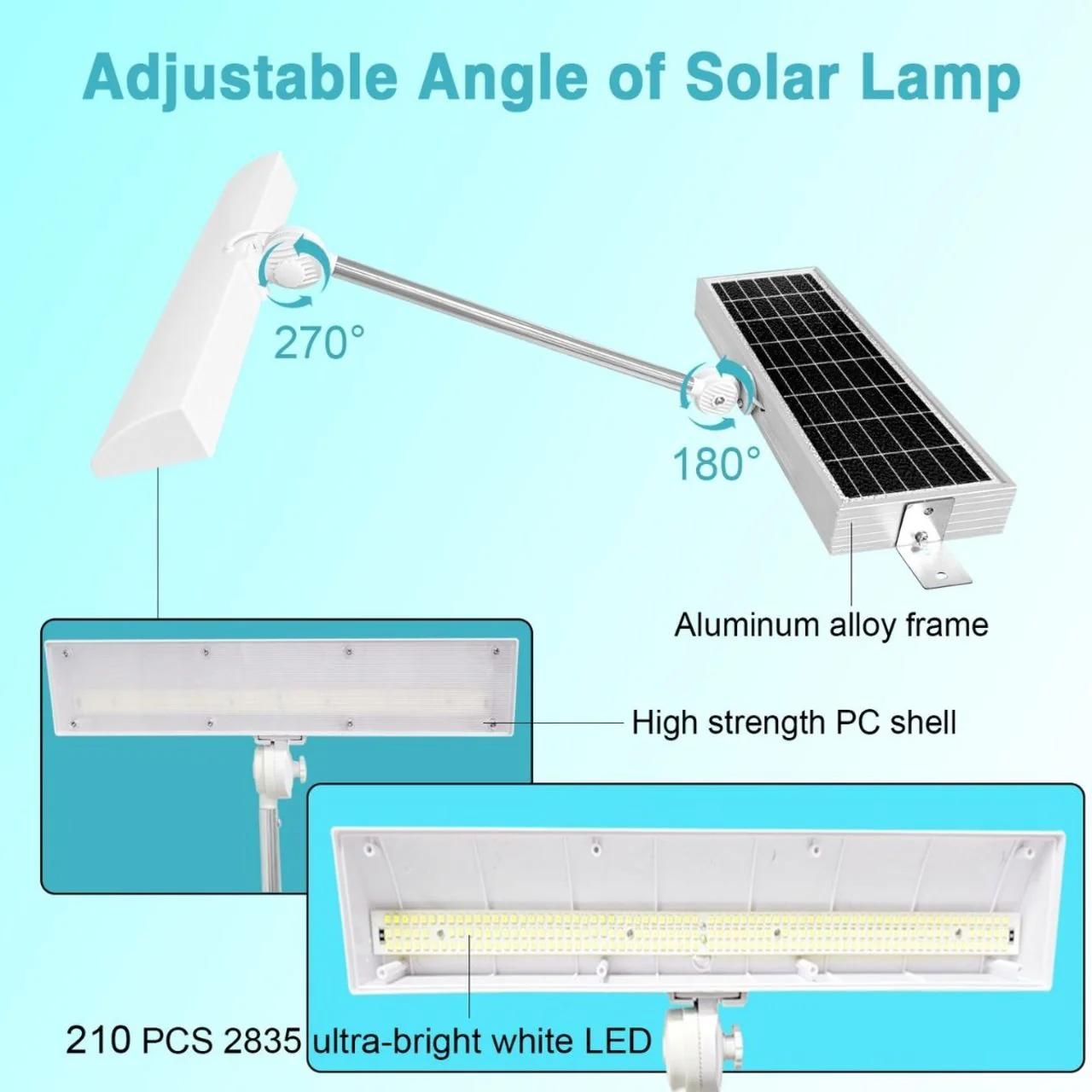 Solar LED Sign Light - 210 LEDs - LumeGen - Image 6
