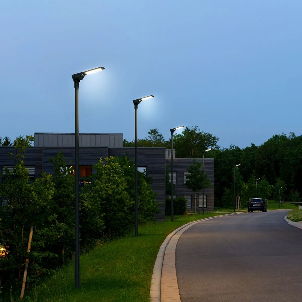 Solar LED Street Area Light - Wall or Pole Mount - 6000 Lumens - Dual Color Temperatures - LumeGen - Image 10