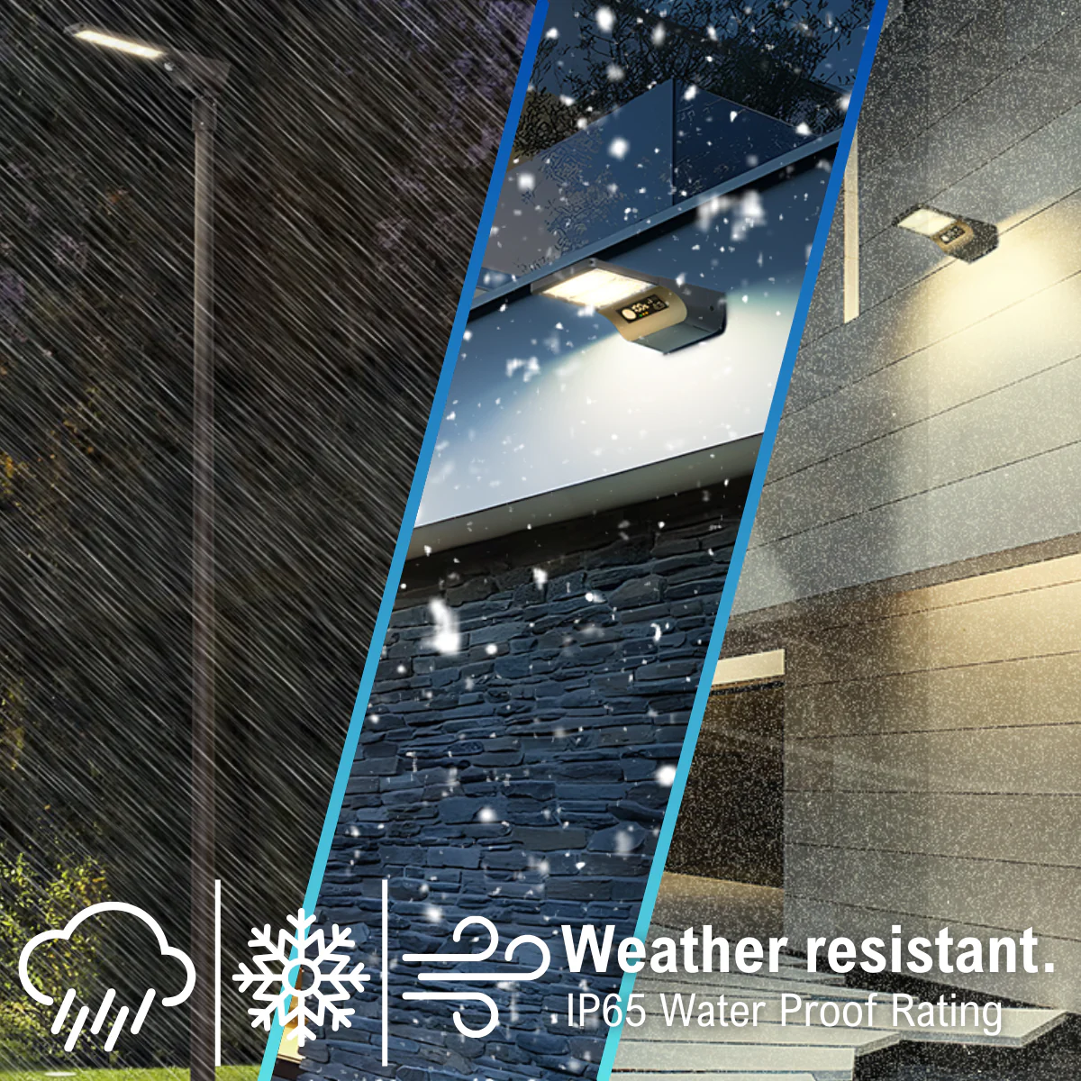 Solar LED Street Area Light - Wall or Pole Mount - 6000 Lumens - Dual Color Temperatures - LumeGen - Image 14
