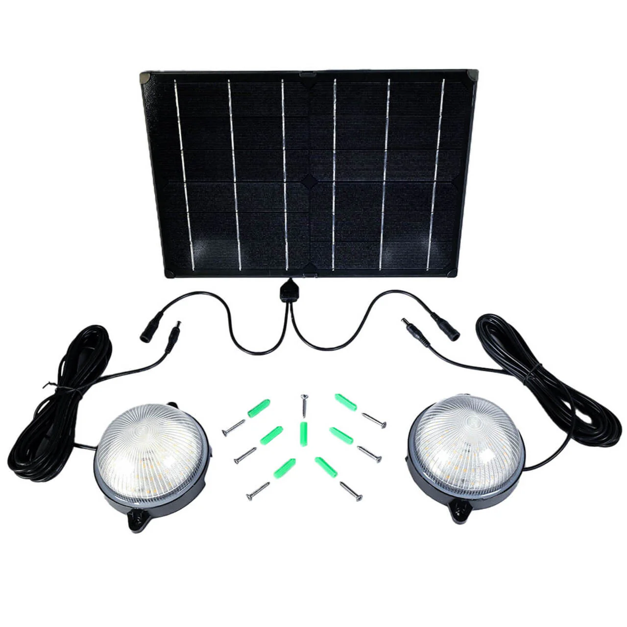 LED Solar Round Wall Light - 1540 Lumens - LumeGen - Image 4