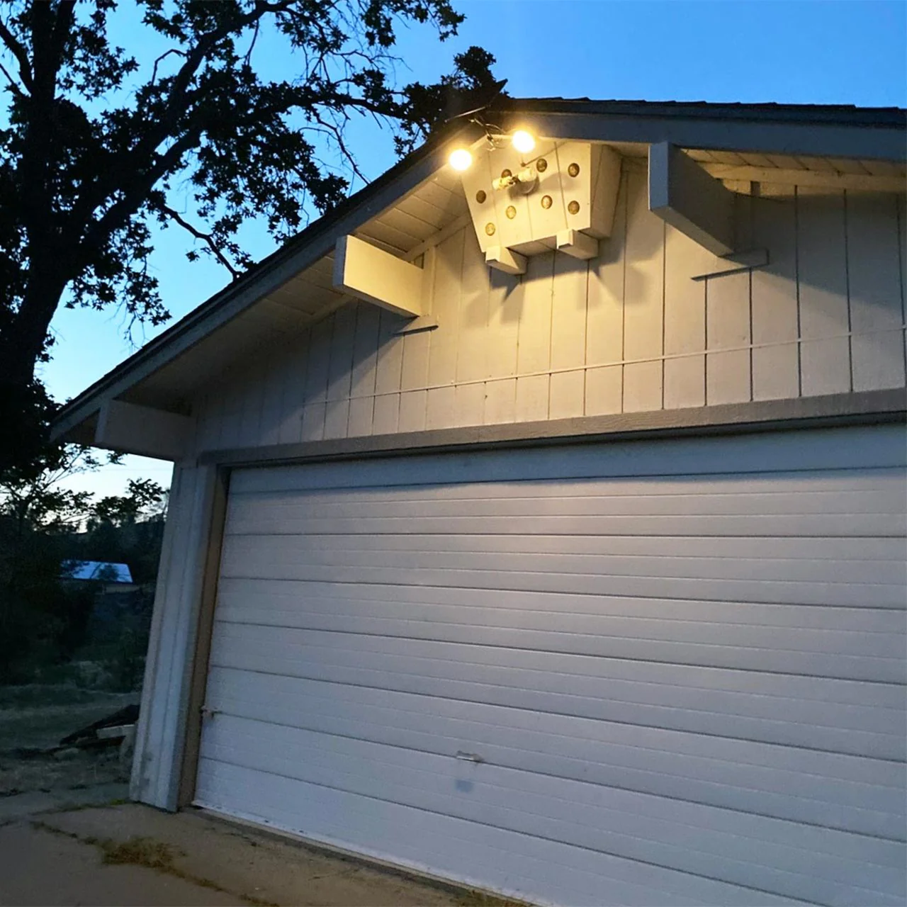 LED Solar Round Wall Light - 1540 Lumens - LumeGen - Image 6