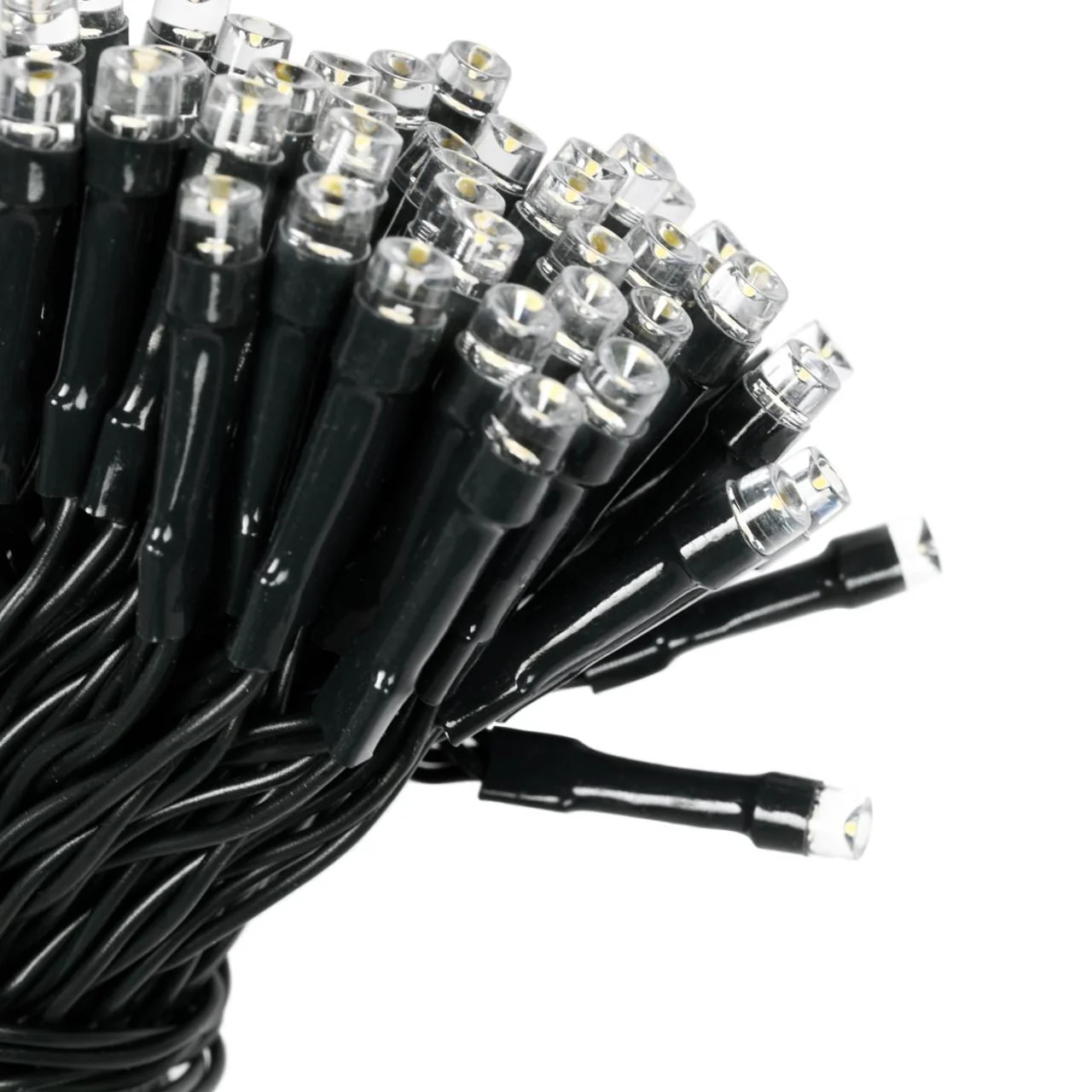 32ft. LED Solar Powered Fairy String Lights with 8 Light Modes - Warm White - IP65 Waterproof Rated - 2 Pack - Image 4
