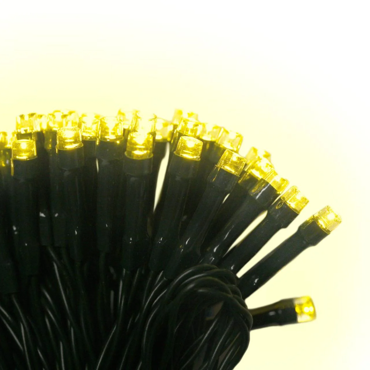 32ft. LED Solar Powered Fairy String Lights with 8 Light Modes - Warm White - IP65 Waterproof Rated - 2 Pack - Image 5
