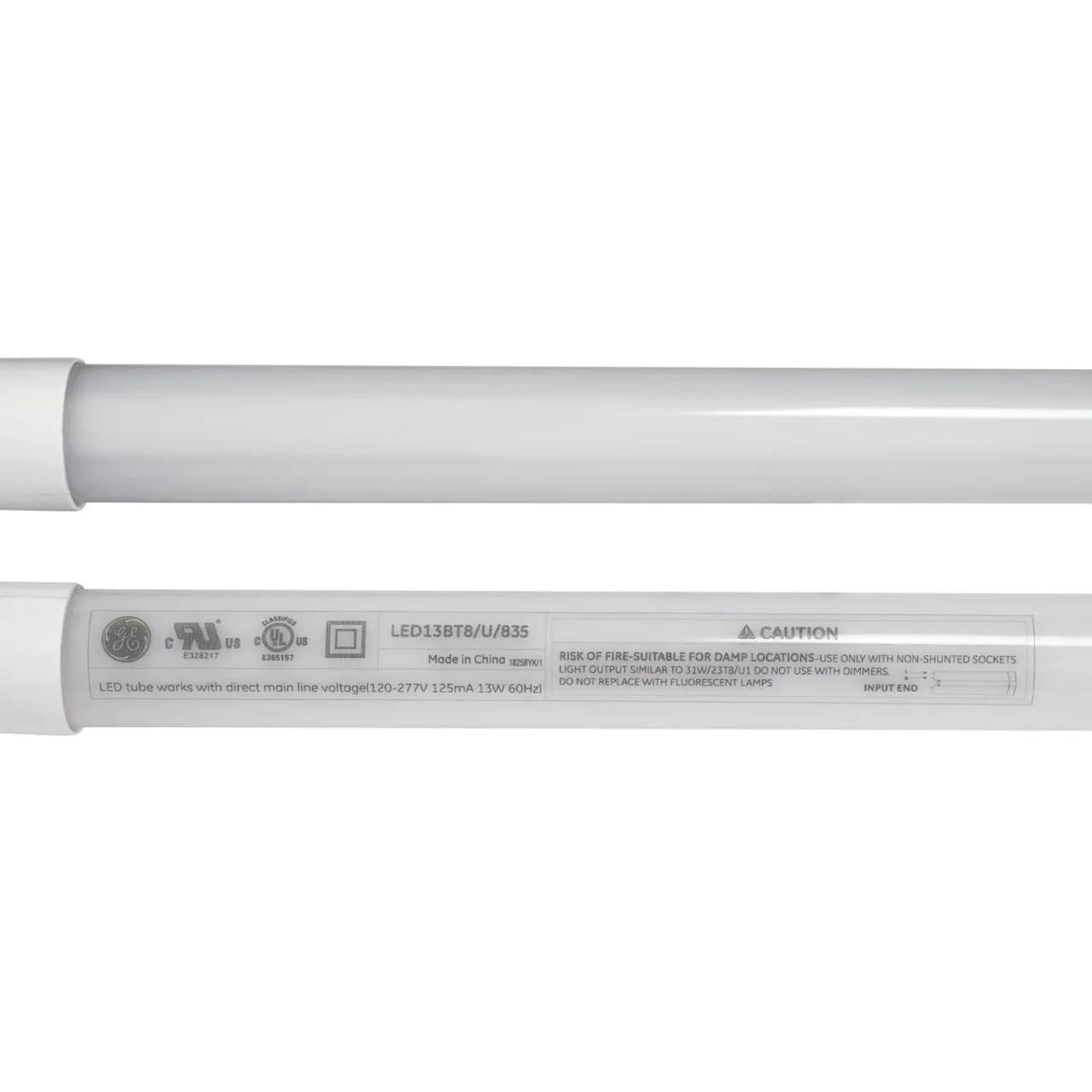 Case of 15 - U-Shaped LED T8 Tube - Type B - 13W - 1800 Lumens - 3500K - GE Lighting - Image 7