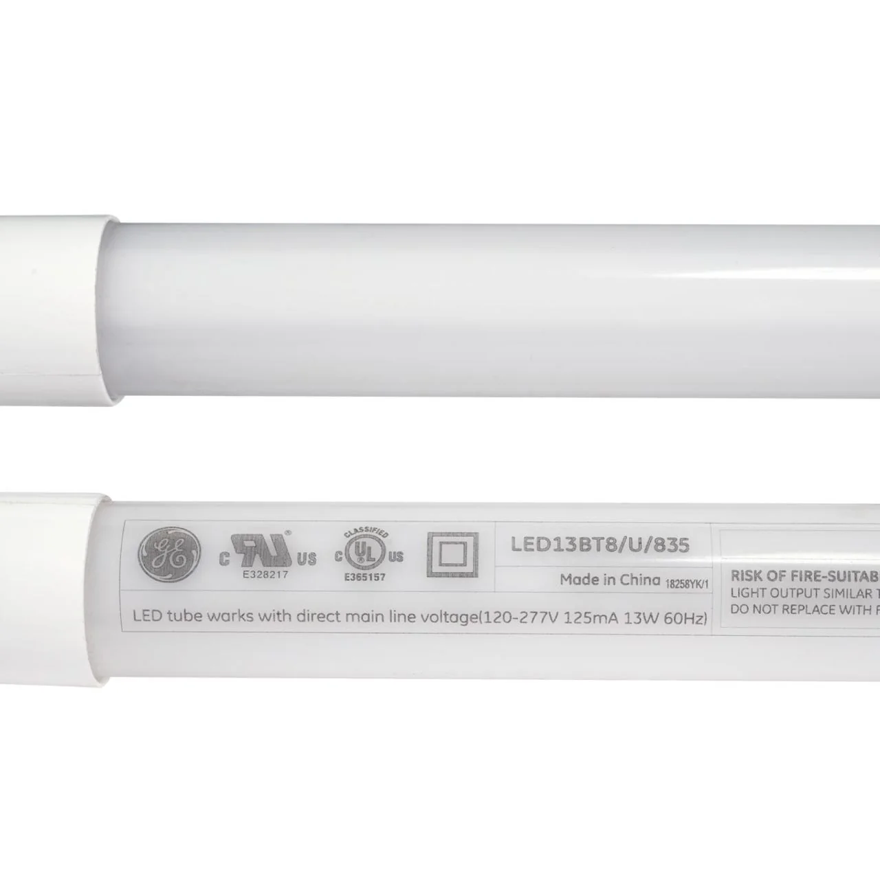 Case of 15 - U-Shaped LED T8 Tube - Type B - 13W - 1800 Lumens - 3500K - GE Lighting - Image 8