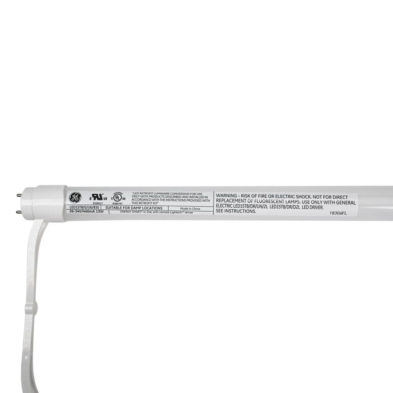 6in. LED T8 U-Bend Tube - Type C - 13W - 1850 Lumens - 3000K - Ge - Image 5