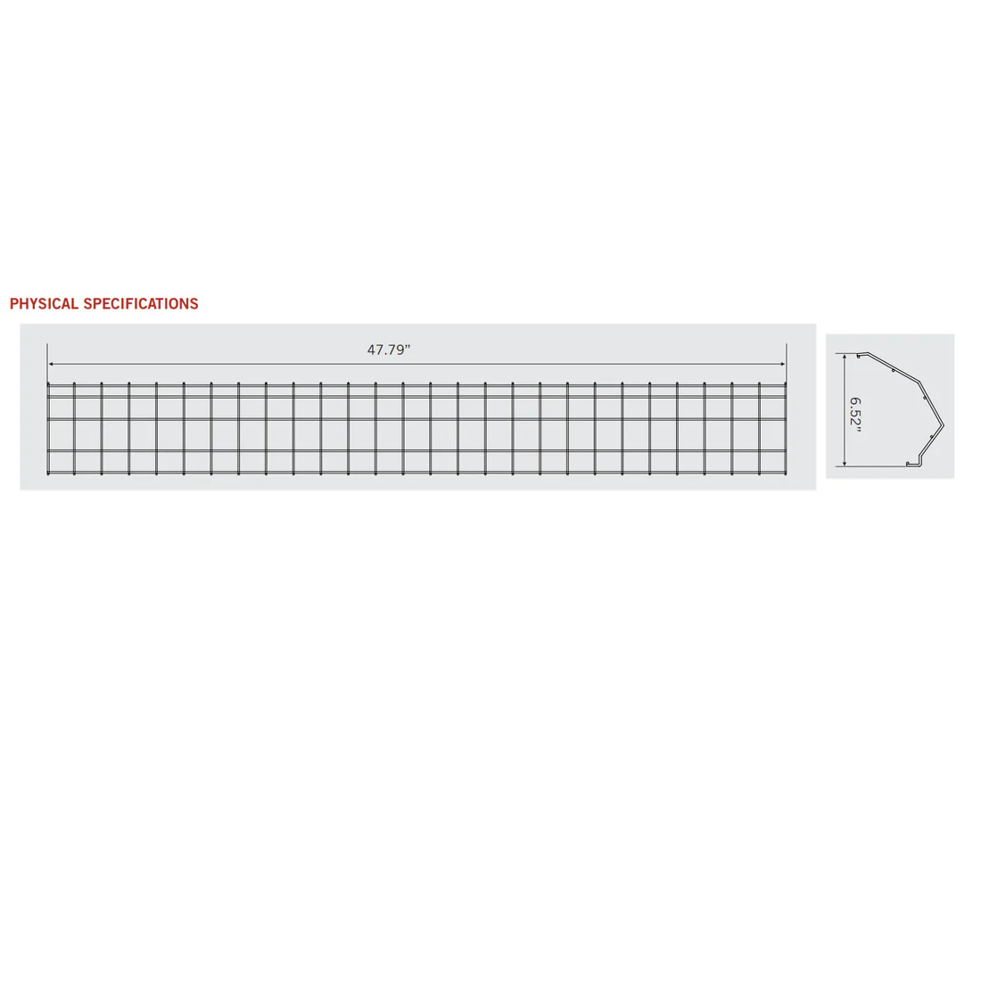 Wire Guard for 4ft. LED Stairwell Fixture - Keystone - Image 2
